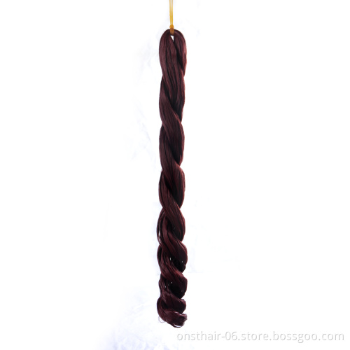 MYZYR Deep Wave Crochet Braids Hair Extensions Synthetic Ombre Braiding Hair Colored High Temperature Brown Blonde Blue